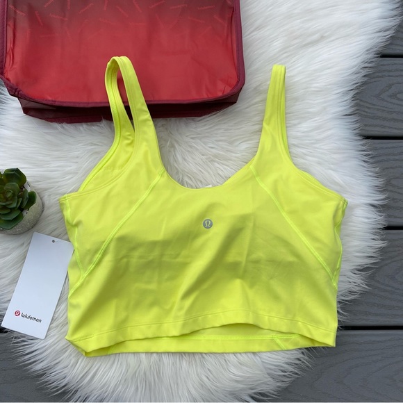 Lululemon Neon Align Cropped Tank - Picture 2 of 3